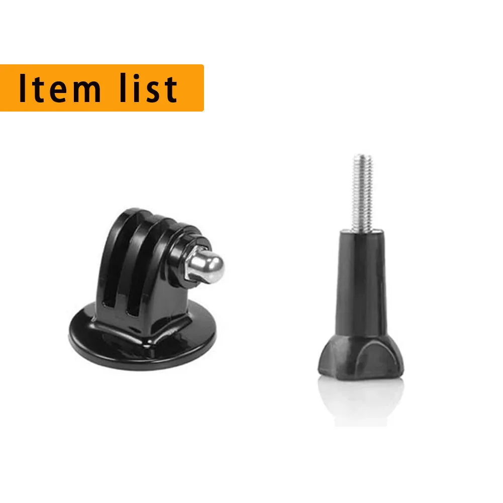 ERIKOLE Action Camera Accessories Kit – Quick Release Tripod Adapter & Mount Base for GoPro, Insta360, DJI, AKASO, SJCAM & Yi