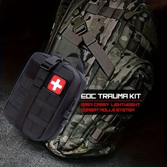 156-Piece Portable First Aid Kit – Multi-Functional Emergency Kit for Home, Travel, Camping, Hiking, Boating & Hunting
