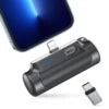 Free Sample Clear Stocks Tail Plug 5000mAh for Iphone Charger USB Portable Mini Built in Cables Battery Pack Capsule PowerBanks