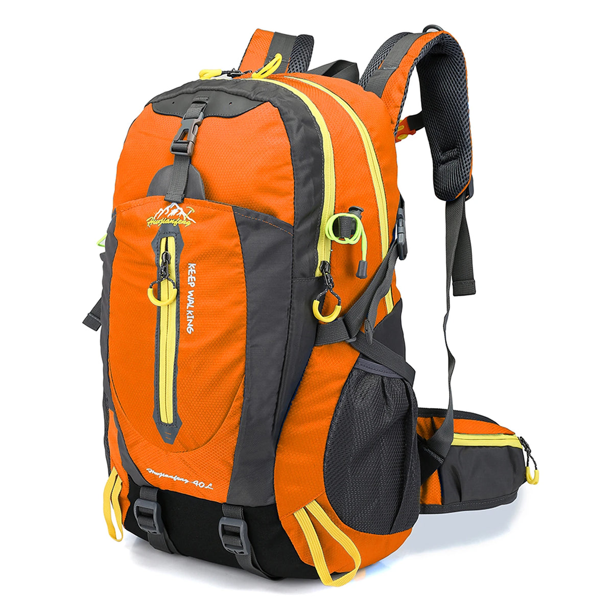 TOMSHOO 40L Water-Resistant Tactical Backpack – Nylon, Unisex, for Hiking, Camping, Travel & Climbing, 11 Colors