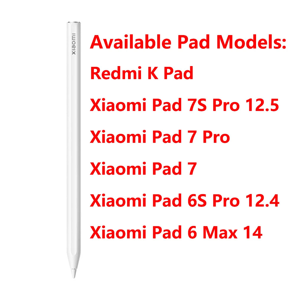 Xiaomi Focus Stylus Pen for Tablets – 8192 Pressure Levels, Magnetic Wireless Charging, Bluetooth