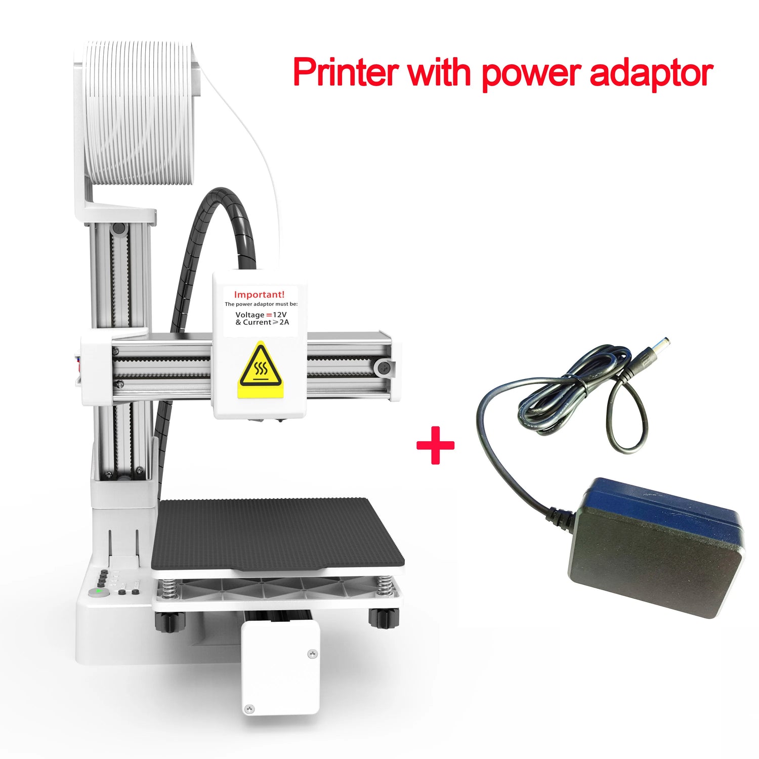 EasyThreed K10 Mini FDM 3D Printer – 100x100x100mm, 1.75mm PLA & TPU Filament, 0.4mm Nozzle, TF Card, EU / US / UK / AU Plug