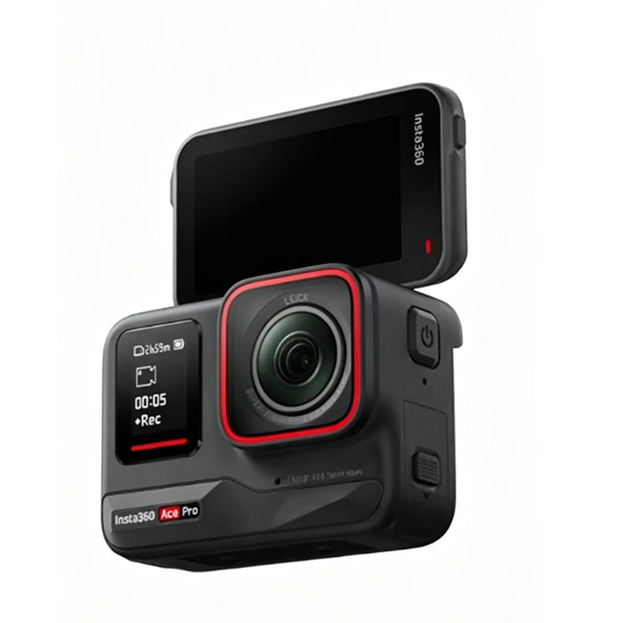 Insta360 Ace Pro Action Camera – 8K HDR, Leica 1/1.3" Sensor, 25MP+, Flip Touchscreen, WiFi, Bluetooth, 10M Waterproof, up to 1TB MicroSD – EU Stock