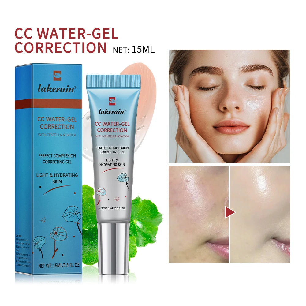 ibcccndc CC Cream Color-Changing Liquid Foundation – Centella, Korean High Coverage, Moisturizing, Pore-Minimizing, 1 Pc or 3-Piece Set, Free Puff Option