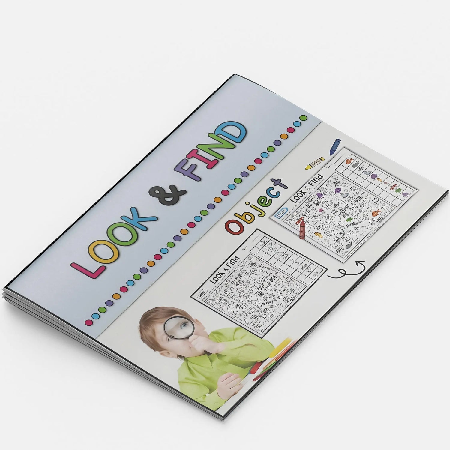 Search and Discover: Hidden Object Book to Sharpen Children's Attention, Focus, and Problem