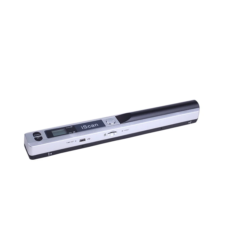 GZQIANJI iScan01 Portable A4 Document Scanner – 900dpi, Bluetooth & USB, JPG & PDF Output, Handheld, for Office & Business, Black / White
