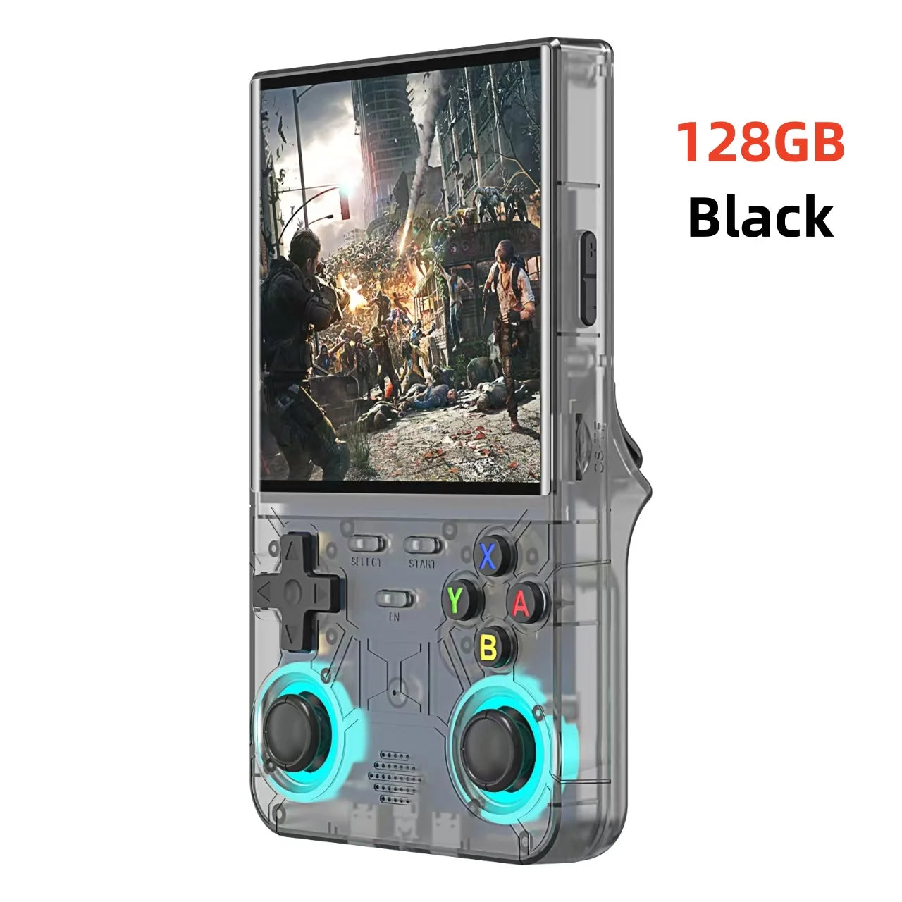 Retro R36 Ultra Handheld Game Console, 4.0 IPS 720x720, 64GB/128GB, 20000+ Games, Linux, White/Black/Blue/Purple