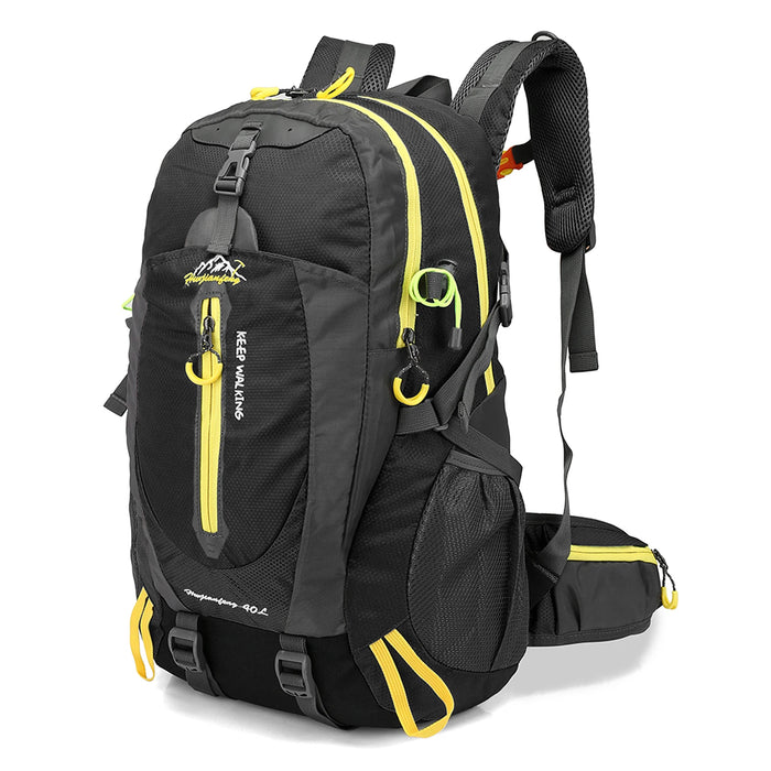 TOMSHOO 40L Water-Resistant Tactical Backpack – Nylon, Unisex, for Hiking, Camping, Travel & Climbing, 11 Colors