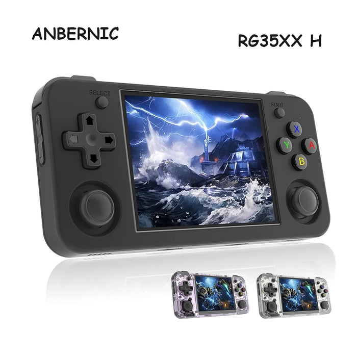 Anbernic RG35XX H Handheld Game Console – 3.5 IPS Screen, 64GB, 5,000+ Games, Wi-Fi, Bluetooth, HDMI, Linux, 3300mAh Battery
