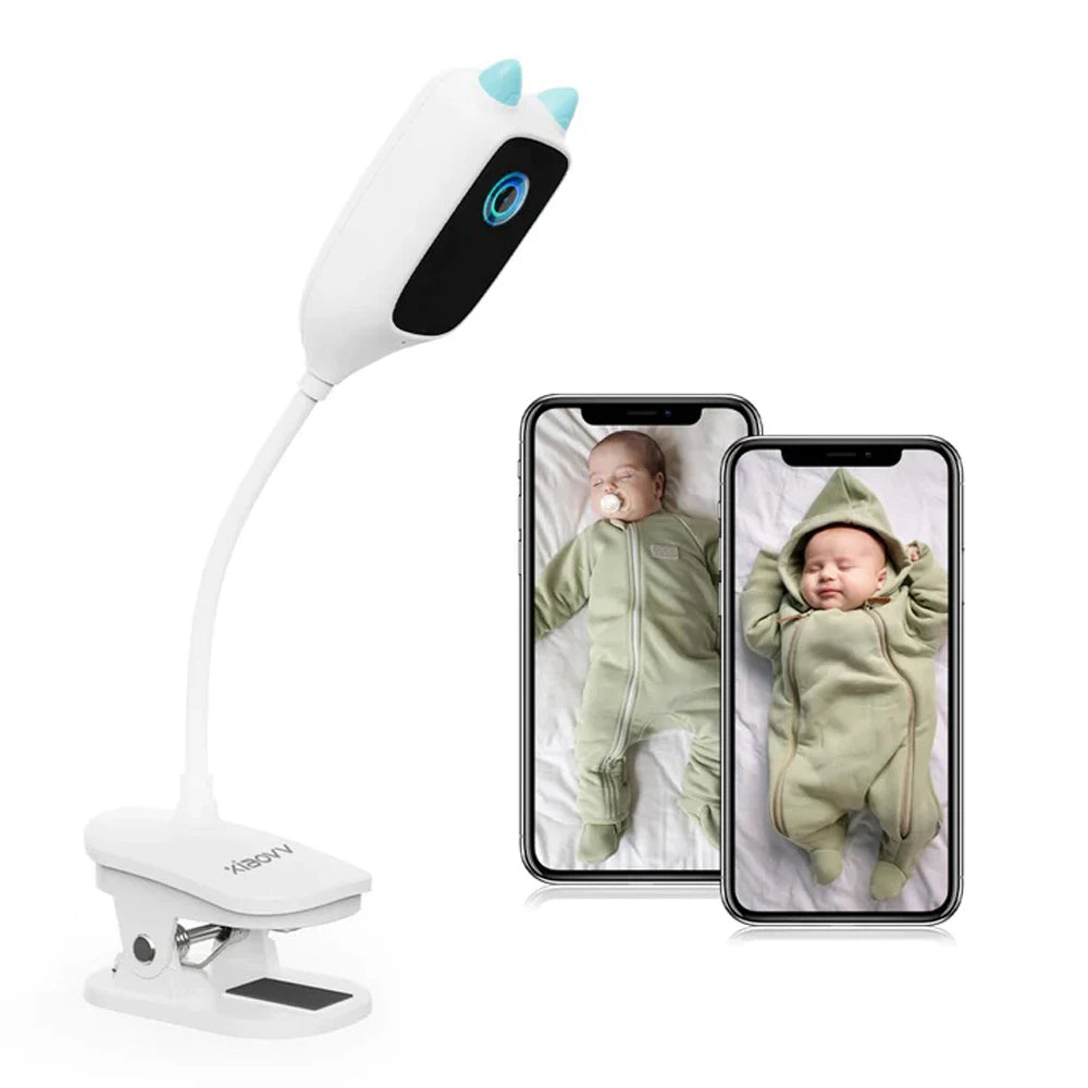 4MP WiFi Indoor Baby Monitor Camera – 1080P, Full-Color Night Vision, 360° Rotation, Auto Tracking, Cry Detection, 128GB, EU/UK/US Plug