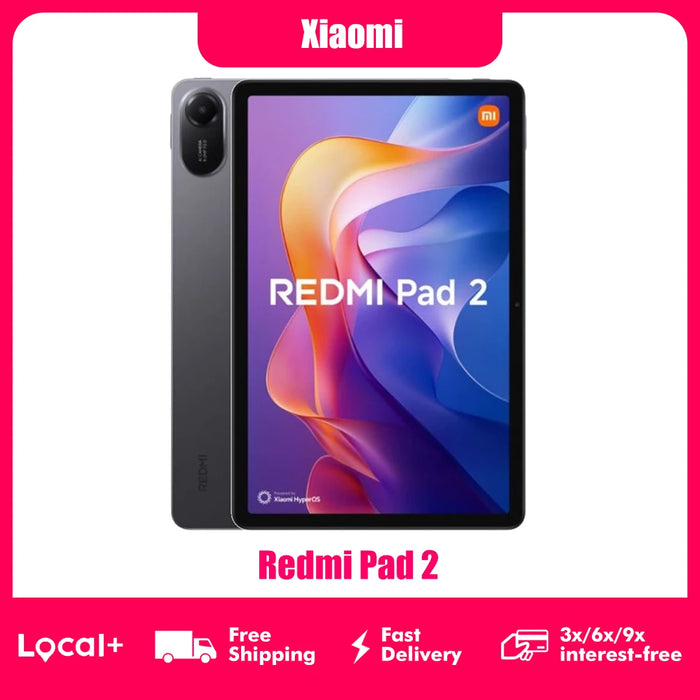Xiaomi Redmi Pad 2 – 11" 2.5K Display, 8GB+256GB, 9000mAh Battery, Octa-Core, WiFi, Dual Cameras, HyperOS