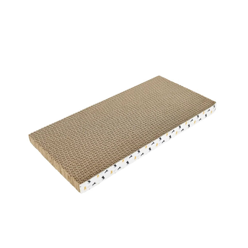 Corrugated Cardboard Cat Scratching Board, 1 Piece or Set of 3, Straight / Wave / S / M / Sofa Shape, Indoor Cats & Kittens