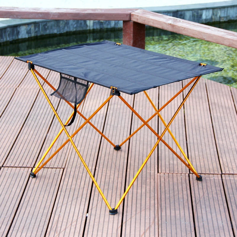 BLUESDEER Ultralight Portable Folding Camping Table with Carrying Bag – Aluminum Frame, 56x43x39cm / 76x56x52cm, for Camping, Hiking & Picnic