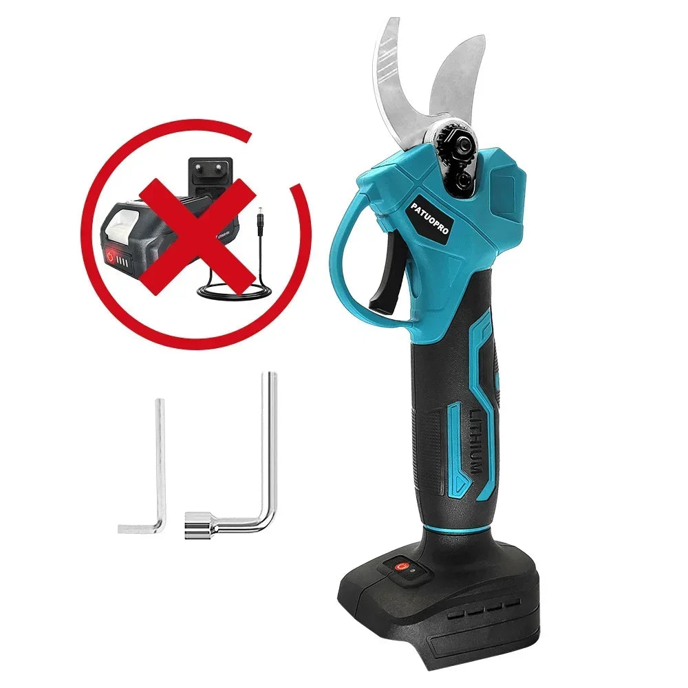 30MM Cordless Brushless Electric Pruning Shear Tree Bonsai Pruner Branches Cutter Power Tool For Makita 18V Battery(No Battery)