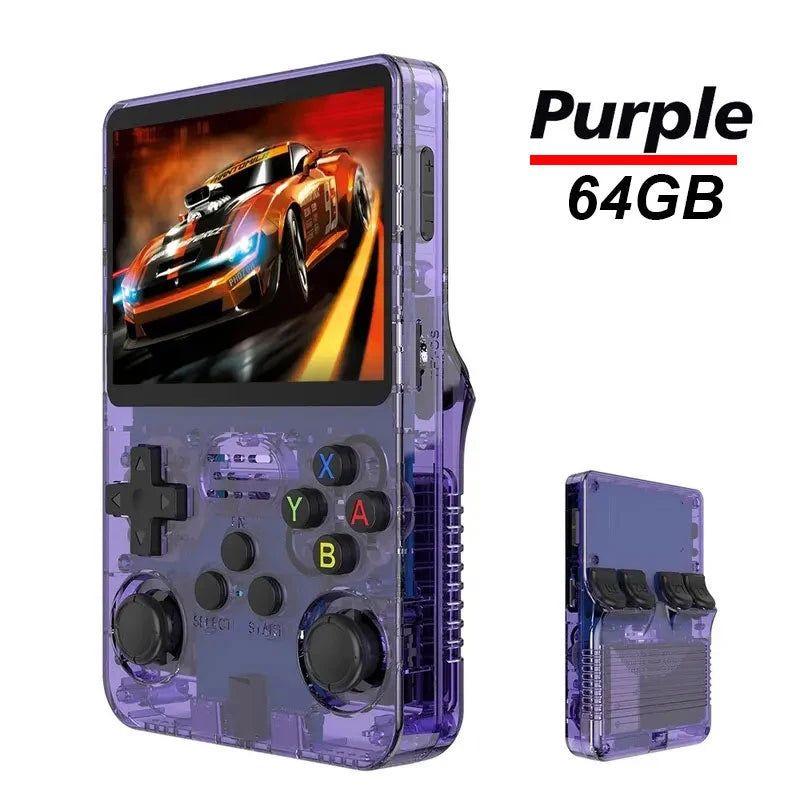 Original Arkos System R36S Retro Game Console Handheld 3.5 Consolas R36 S Portable Pocket Video Player 64GB 128GB Kid Gift
