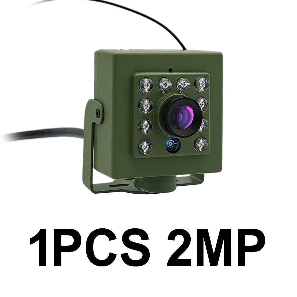 HQCAM Mini WiFi IP Camera – 2MP or 5MP, 2.8mm Lens, 100°, IR Night Vision, Motion Detection, H.265, for Bird Box, Pet Nest & Indoor Watching, EU/UK Plug