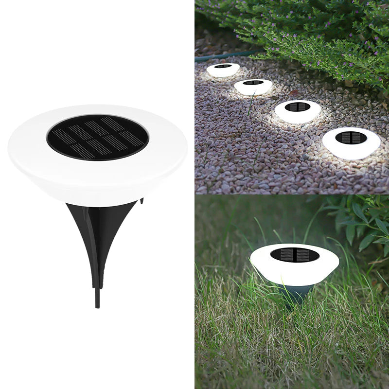 Solar Outdoor LED Lawn Lamp – 14 LED, IP65 Waterproof, 360° Lighting, Dimmable, Warm/White Light, 1PC or 4PC Pack, for Garden & Patio