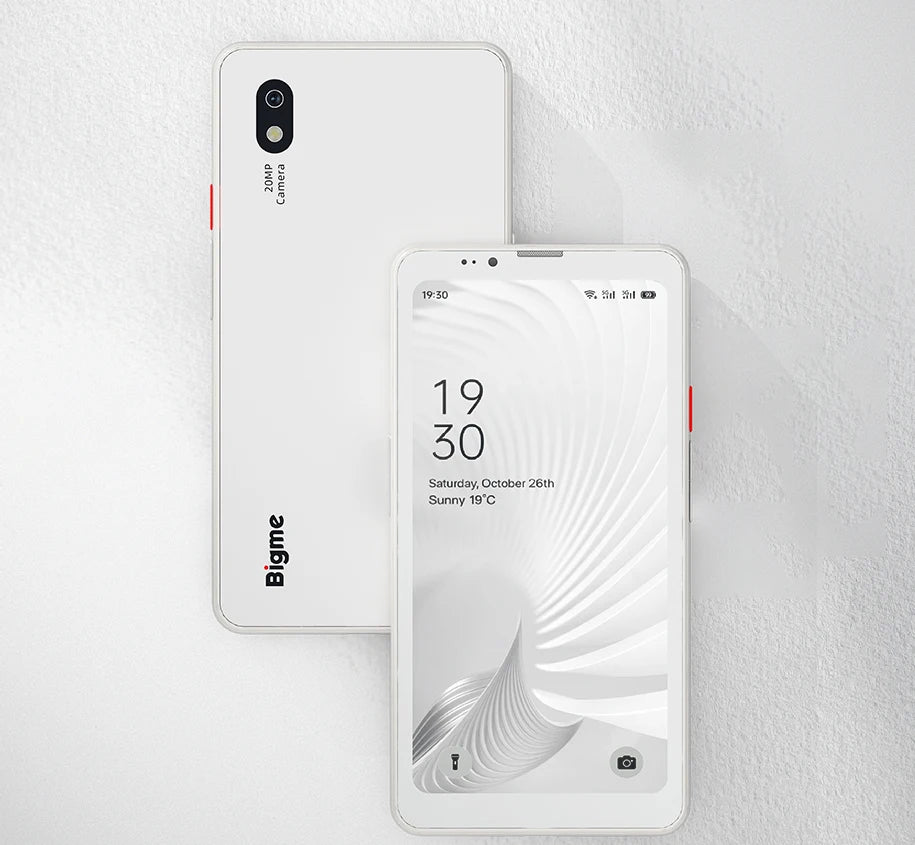 BIGME Hibreak Pro E-Reader – 6.13 E-Ink 300PPI, Android 14, 8GB RAM + 256GB, Dimensity 1080, 4G/5G, NFC, 18W Fast Charge, 4500mAh, Front 5MP & Rear 20MP Camera